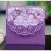 Holiday Greeting Card Wedding Supplies Laser Cut Paper Square Invitation Customization